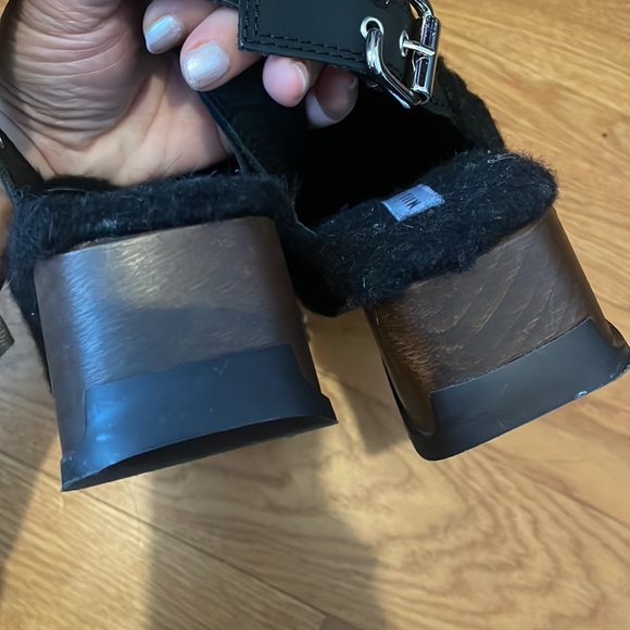 Miista Lana Sherpa Clogs Black 37 - Picture 7 of 12